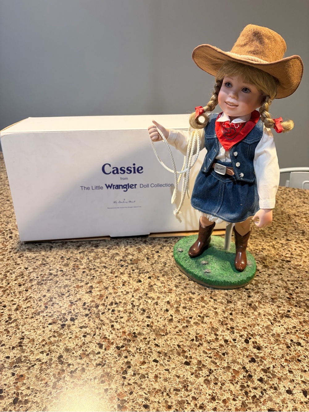 “Cassie" from the Danbury Mint Little Wrangler Doll Collection